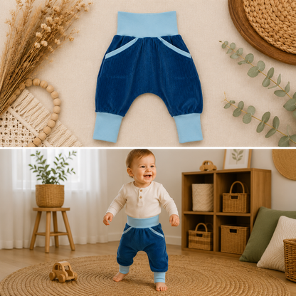 Cordjersey Pumphose – verschiedene Farben