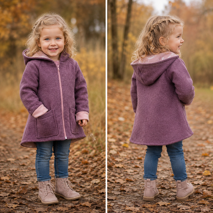 Wollwalk-Jacke verschiedene Farben – Warm, Bequem & Praktisch