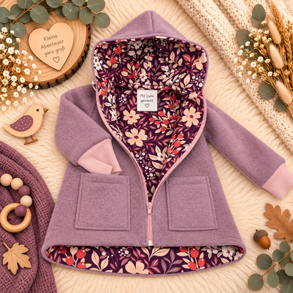 Wollwalk-Jacke verschiedene Farben – Warm, Bequem & Praktisch