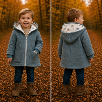 Wollwalk-Jacke verschiedene Farben – Warm, Bequem & Praktisch