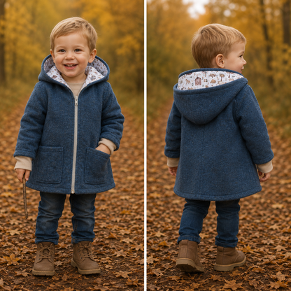 Wollwalk-Jacke verschiedene Farben – Warm, Bequem & Praktisch