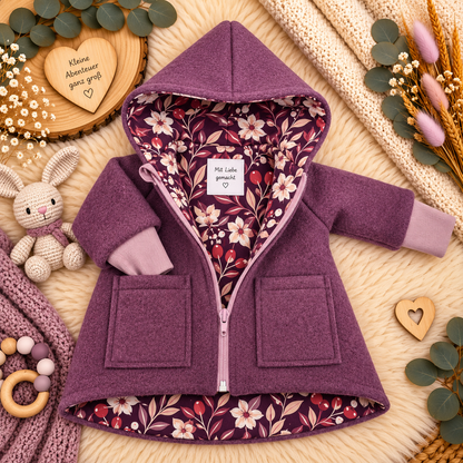 Wollwalk-Jacke verschiedene Farben – Warm, Bequem & Praktisch