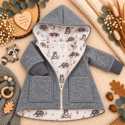 Wollwalk-Jacke verschiedene Farben – Warm, Bequem & Praktisch