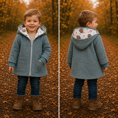Wollwalk-Jacke verschiedene Farben – Warm, Bequem & Praktisch