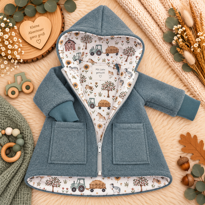 Wollwalk-Jacke verschiedene Farben – Warm, Bequem & Praktisch