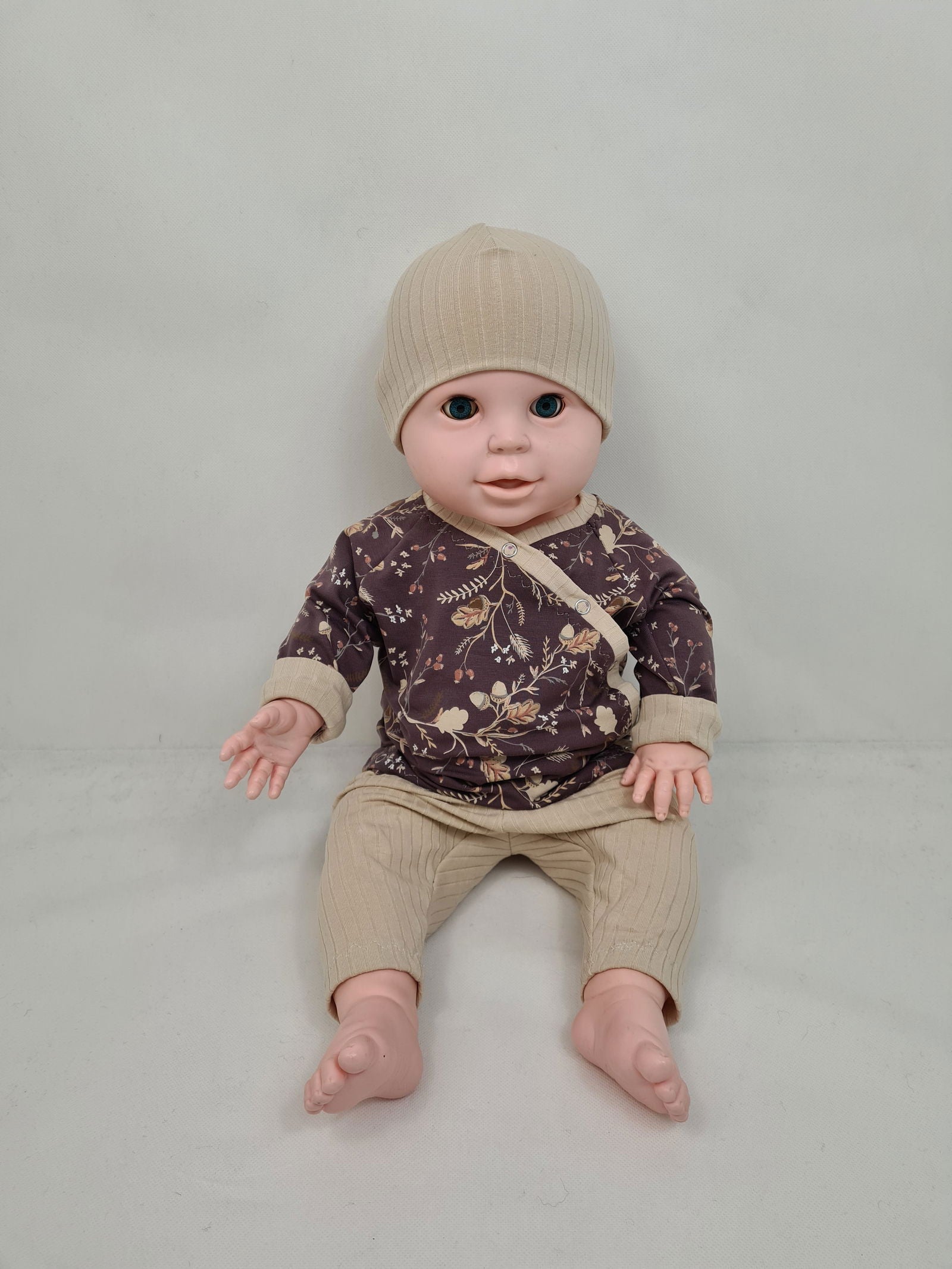 Baby-Set 3-tlg.– Wickeljacke, Leggings und Beanie - Zauberzwerge