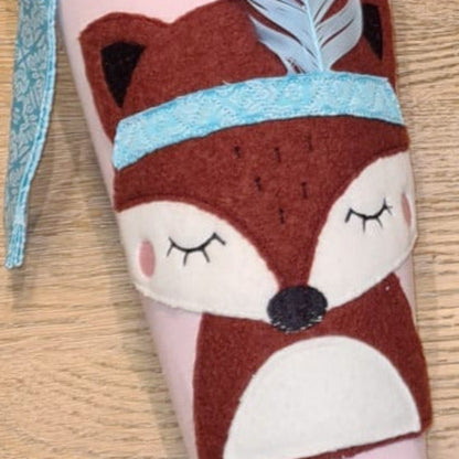 Individualisierbare Schultüte im Leo-Design – mit Wunsch-Stickerei