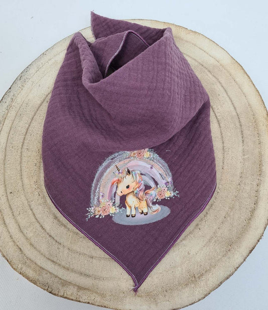 Musselin Halstuch Mauve/Lila in zwei Varianten - Zauberzwerge