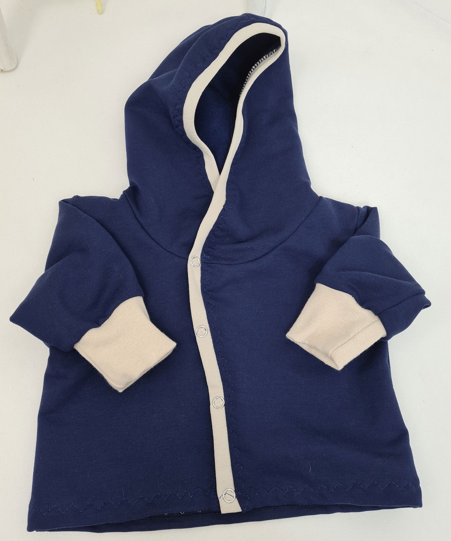 Sweatshirtjacke mit Esel Stickerei und Kapuze - Zauberzwerge