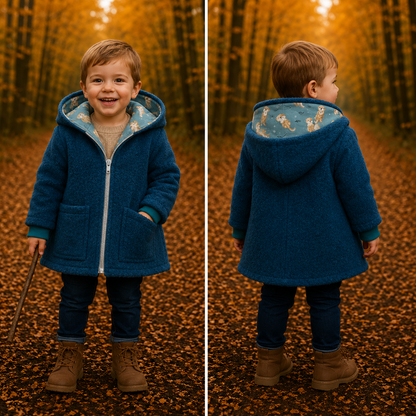 Wollwalk-Jacke verschiedene Farben – Warm, Bequem & Praktisch