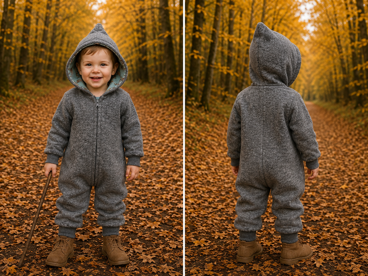 Merino Wollwalk Overall – 100 % Schurwolle (mulesingfrei)