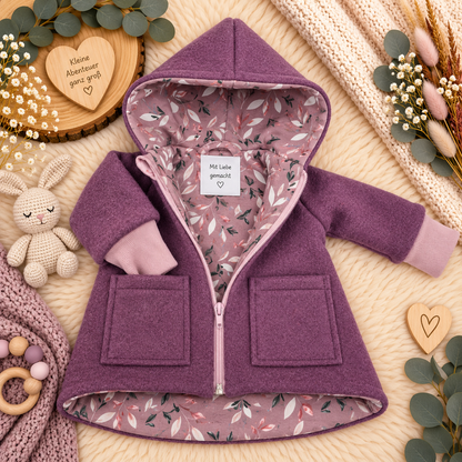 Wollwalk-Jacke verschiedene Farben – Warm, Bequem & Praktisch