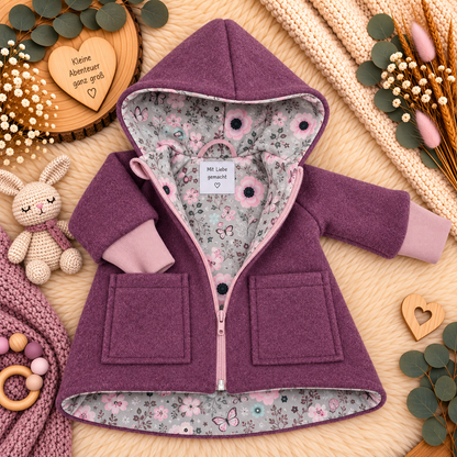 Wollwalk-Jacke verschiedene Farben – Warm, Bequem & Praktisch
