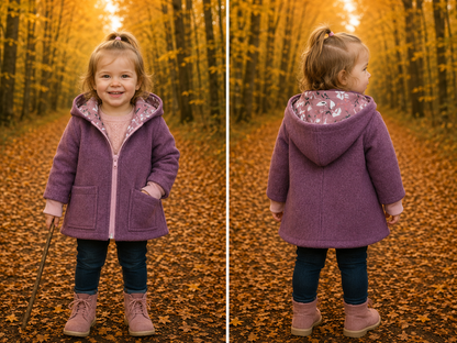 Wollwalk-Jacke verschiedene Farben – Warm, Bequem & Praktisch