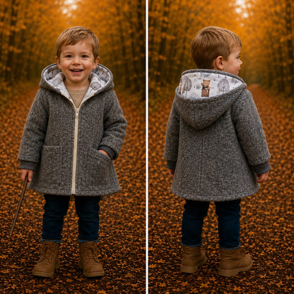 Wollwalk-Jacke verschiedene Farben – Warm, Bequem & Praktisch