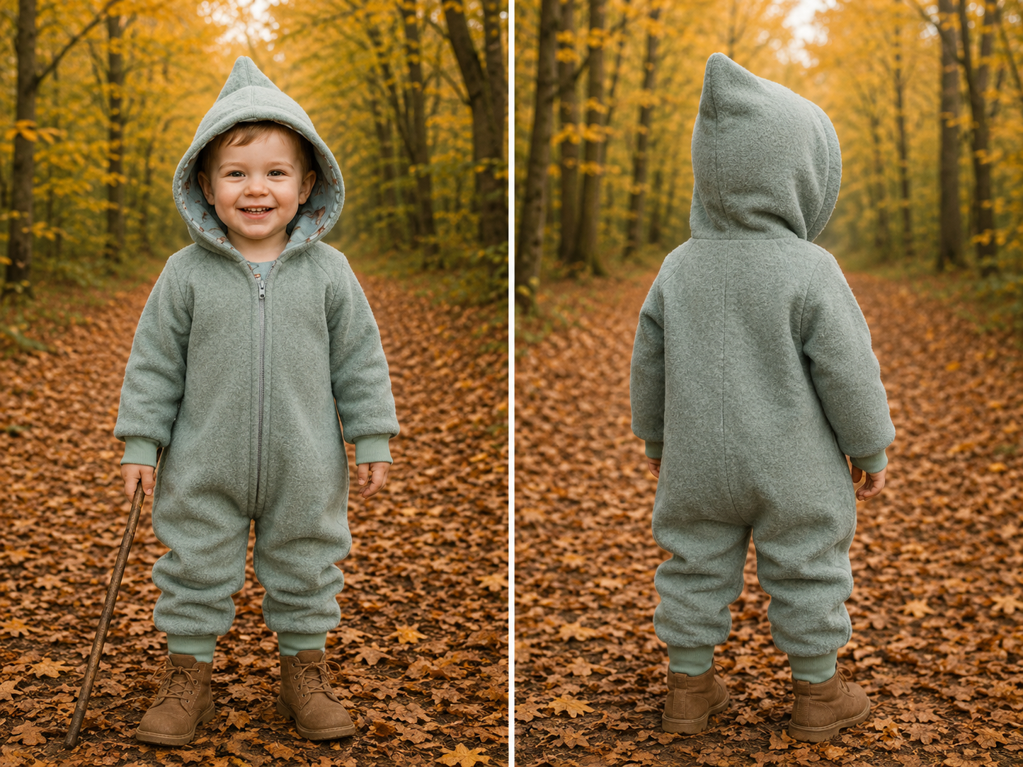 Merino Wollwalk Overall – 100 % Schurwolle (mulesingfrei)