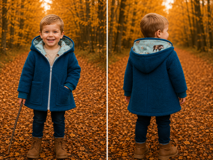 Wollwalk-Jacke verschiedene Farben – Warm, Bequem & Praktisch
