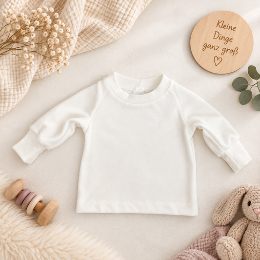 Sweatshirt – Wollweiß