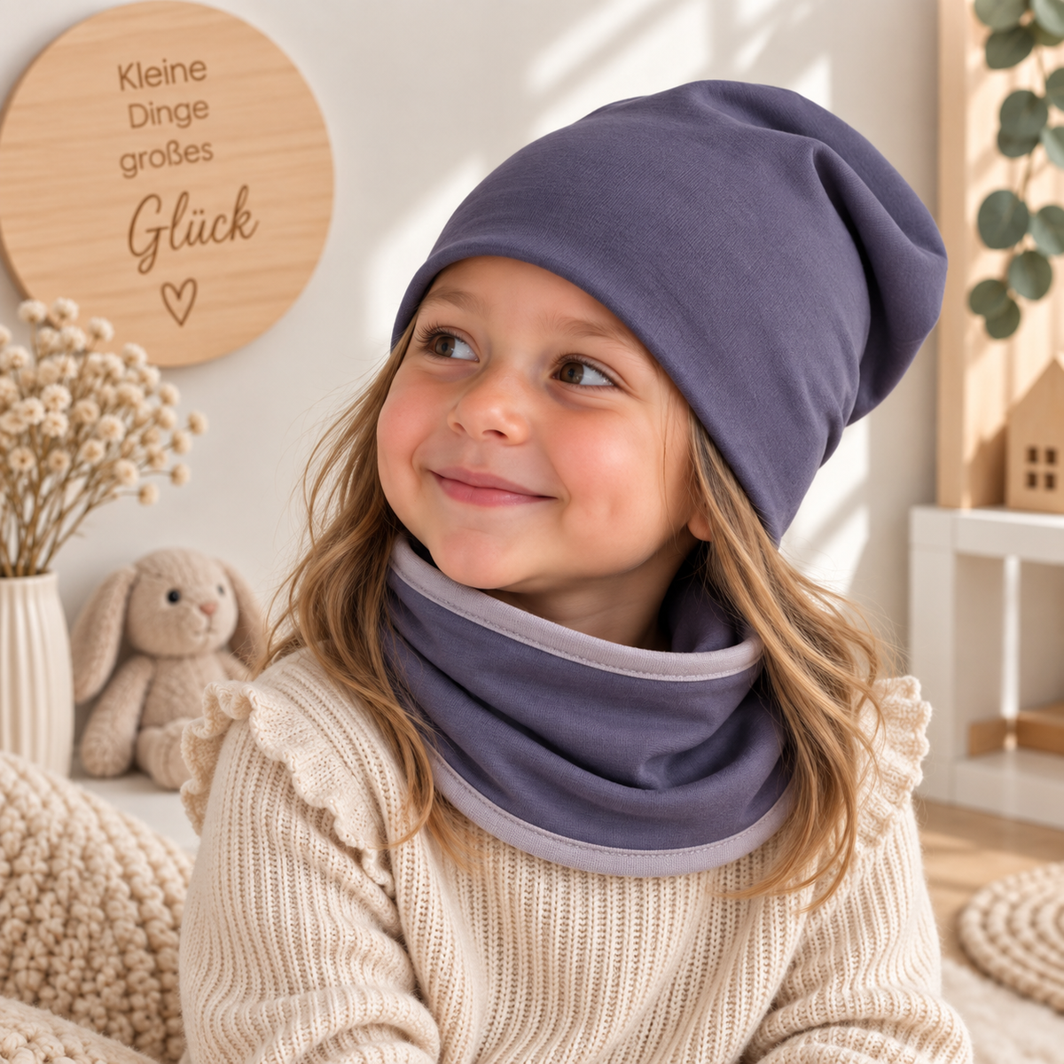 Beanie & Loop Set – liebevoll handgemacht für kleine Lieblingsmenschen
