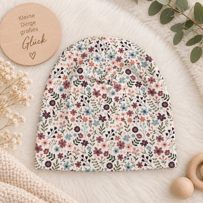 Little Flower – Beanie & Loop Set - liebevoll handgemacht für kleine Lieblingsmenschen