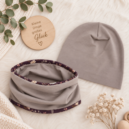 Warme Farben, kleines Glück – Beanie & Loop Set 🍂