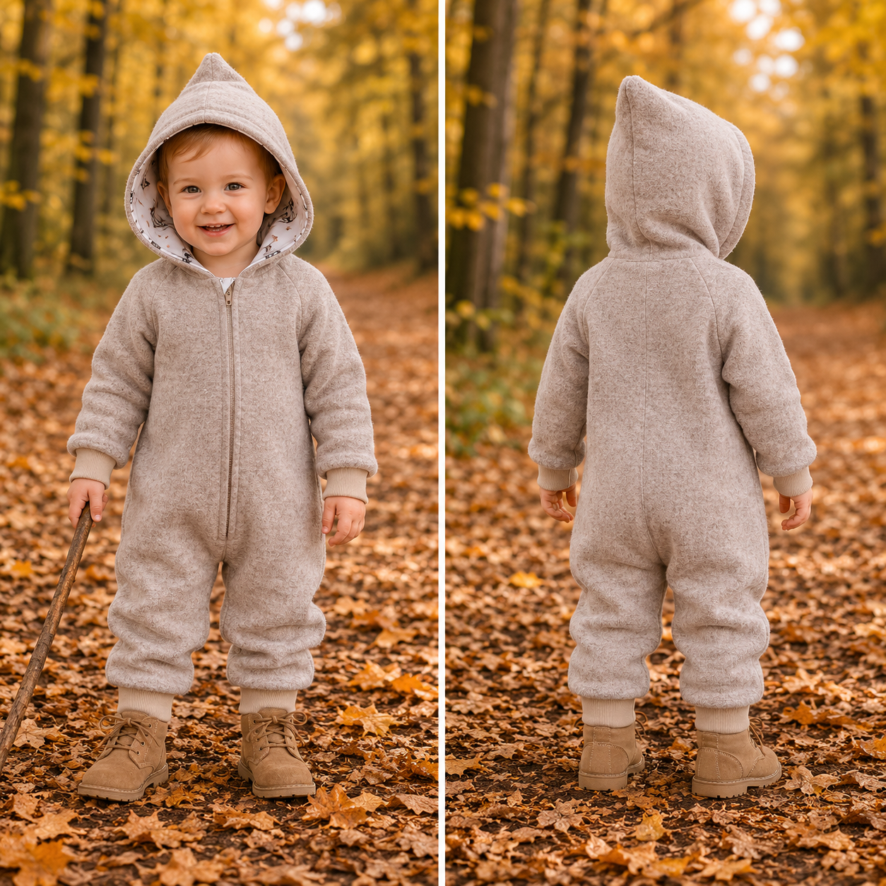 Merino Wollwalk Overall – 100 % Schurwolle (mulesingfrei)
