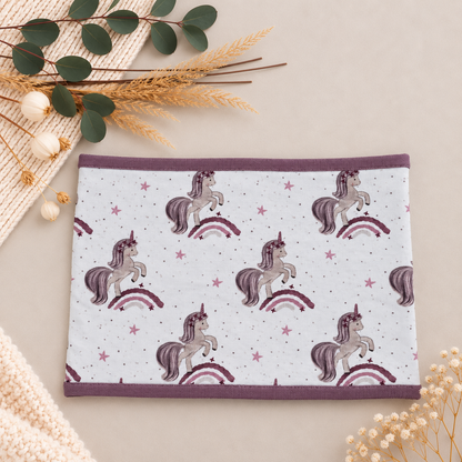 Kleiner Zauberliebling – Beanie & Loop in Mauve 💜