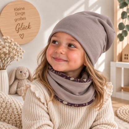 Warme Farben, kleines Glück – Beanie & Loop Set 🍂